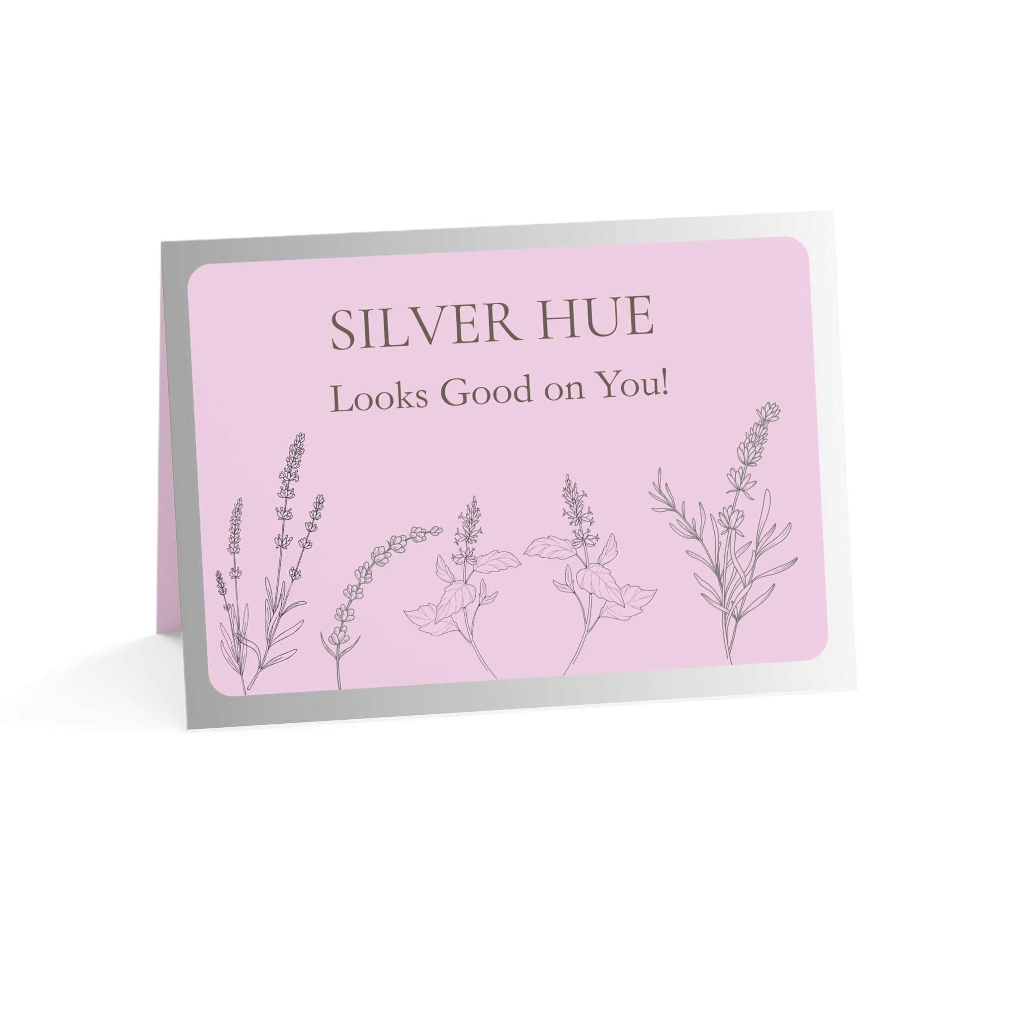 Silver Hue - Greeting Card