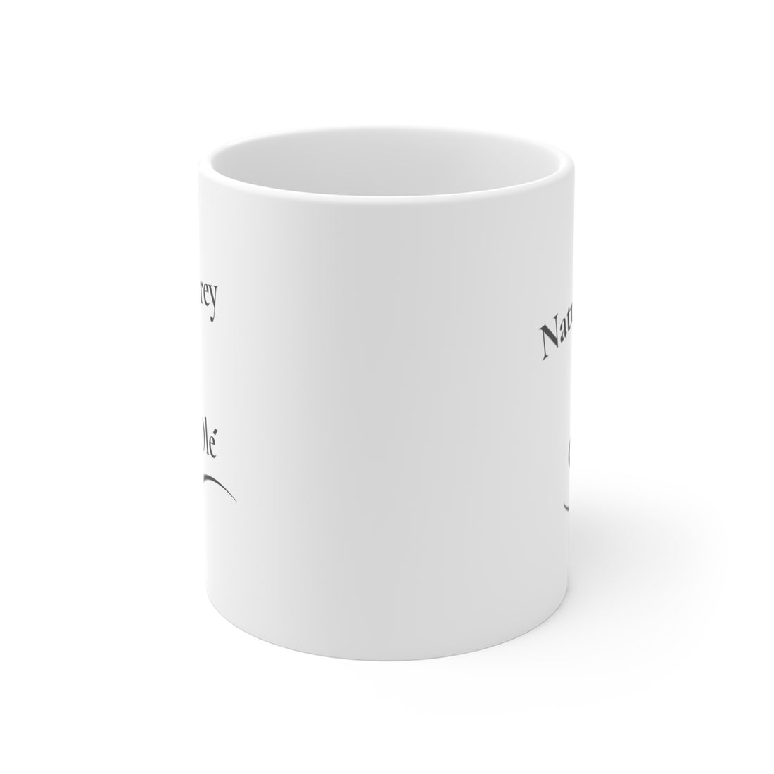"Natural Grey & Cafe Ole" - Mug 11oz