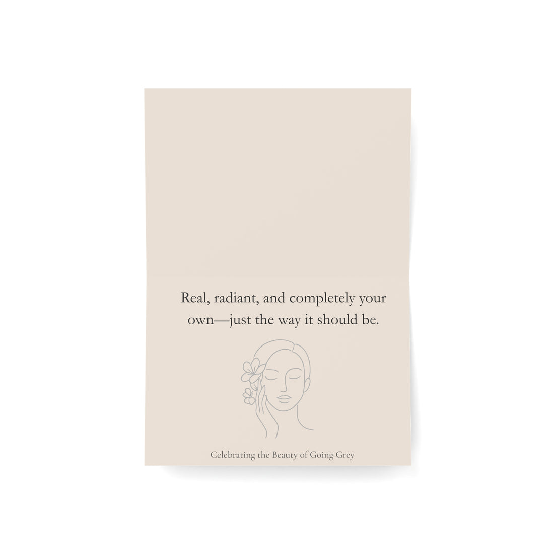 Stay with the Grey! - Greeting Card