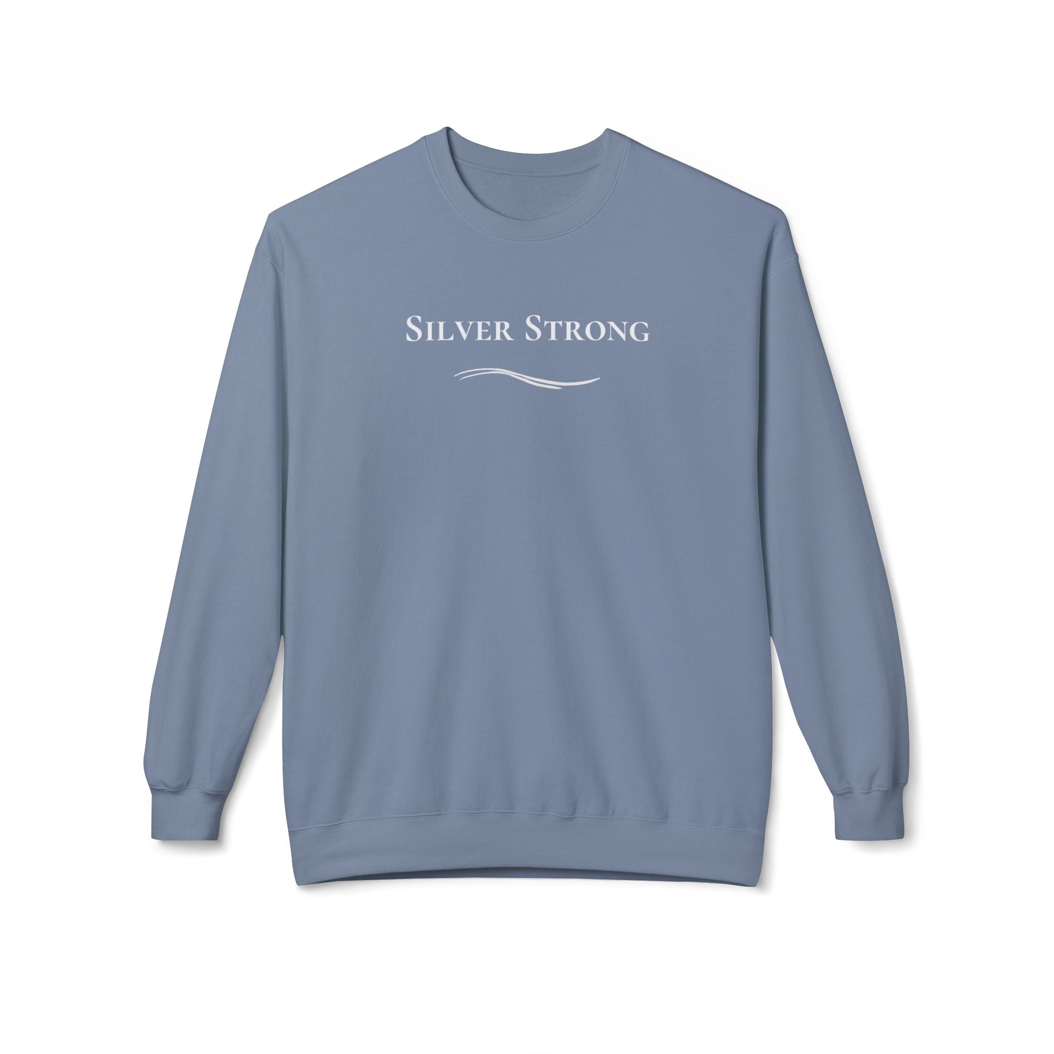 "Silver Strong"  - Crewneck Sweatshirt