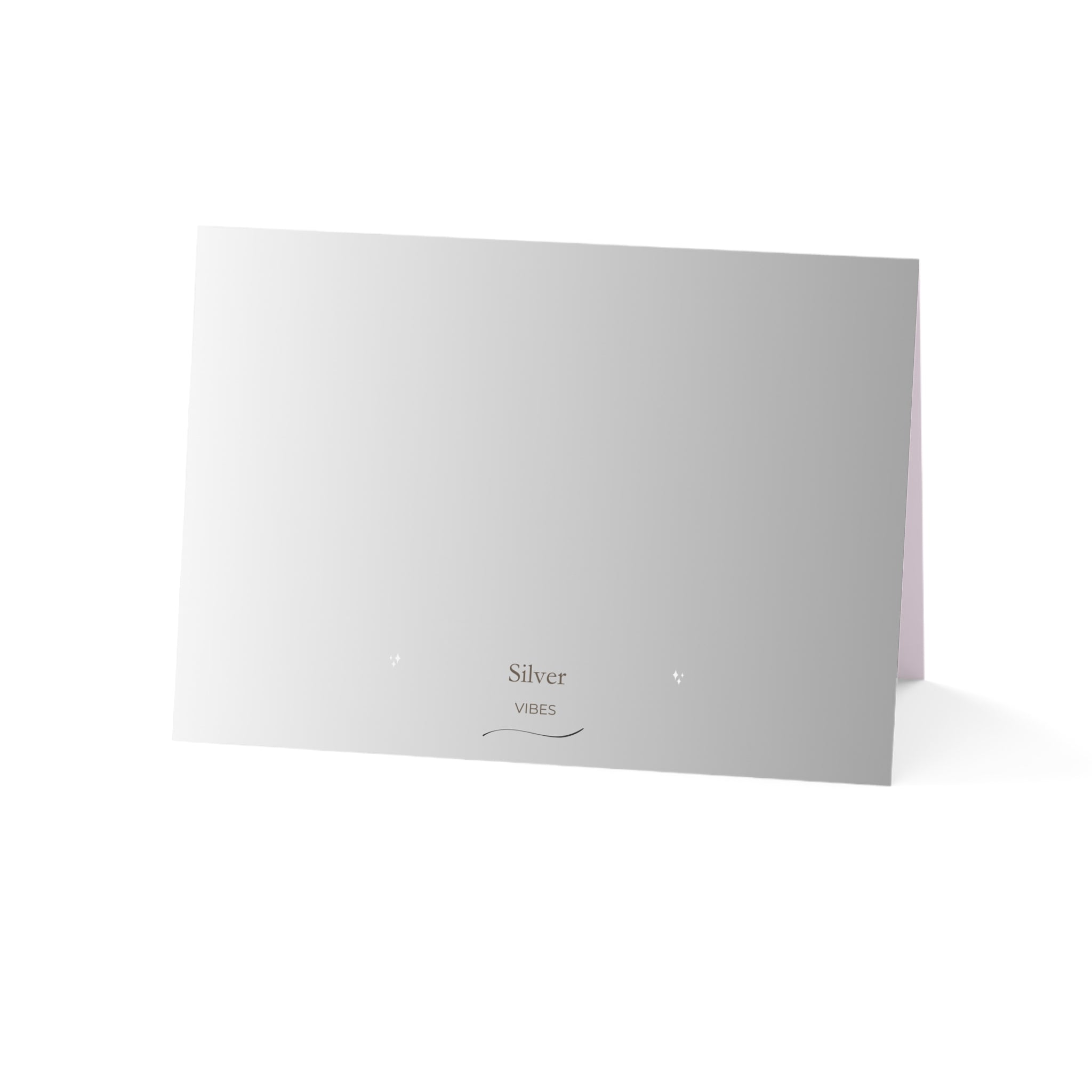 "Aging Like Fine Wine and Polished Silver" - Greeting Card