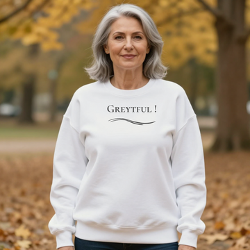 "Greytful" - Crewneck Sweatshirt