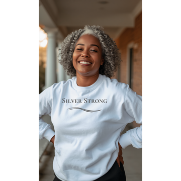 "Silver Strong"  - Crewneck Sweatshirt