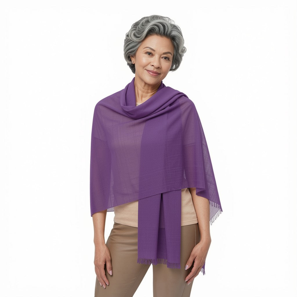 Lightweight Scarf – Soft Purple