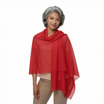Light Scarf - Candy Apple Red
