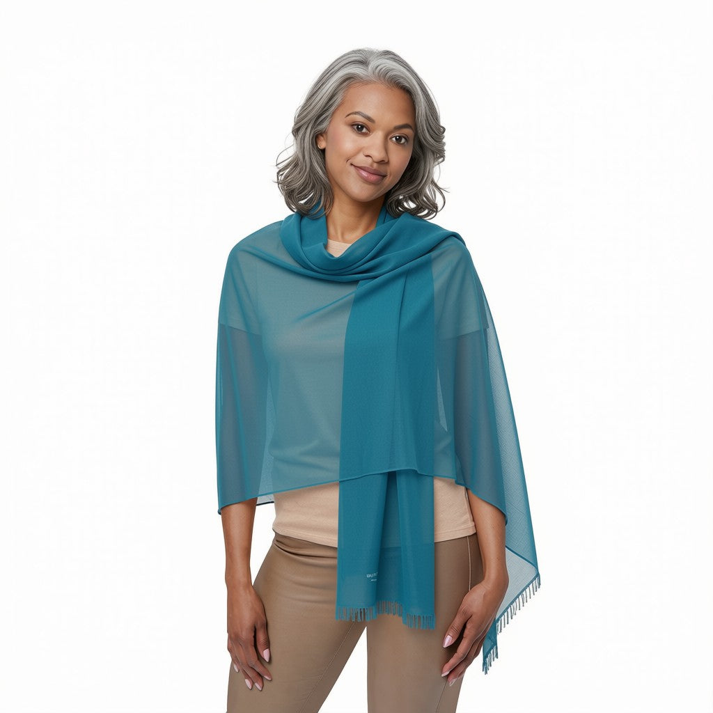 Light Scarf - Turquoise
