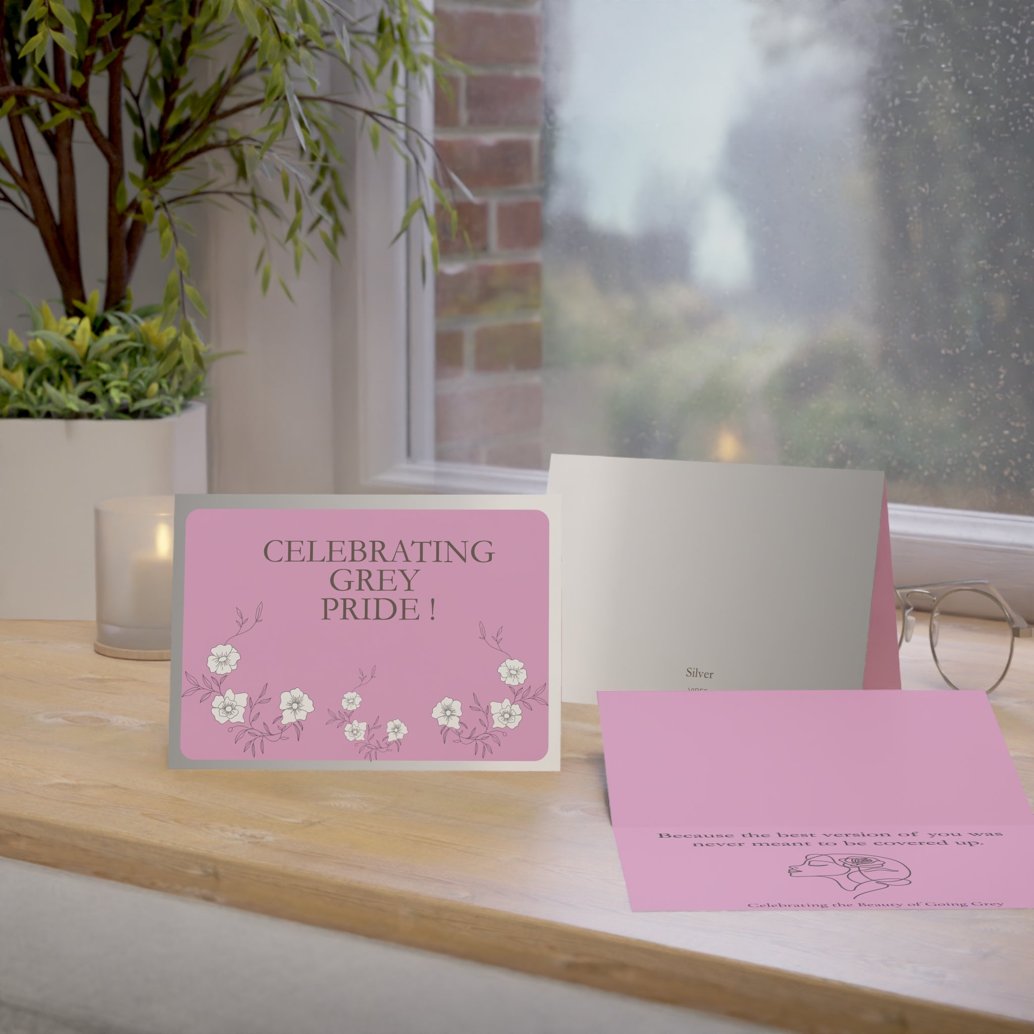 Celebrating Grey Pride! - Greeting Card