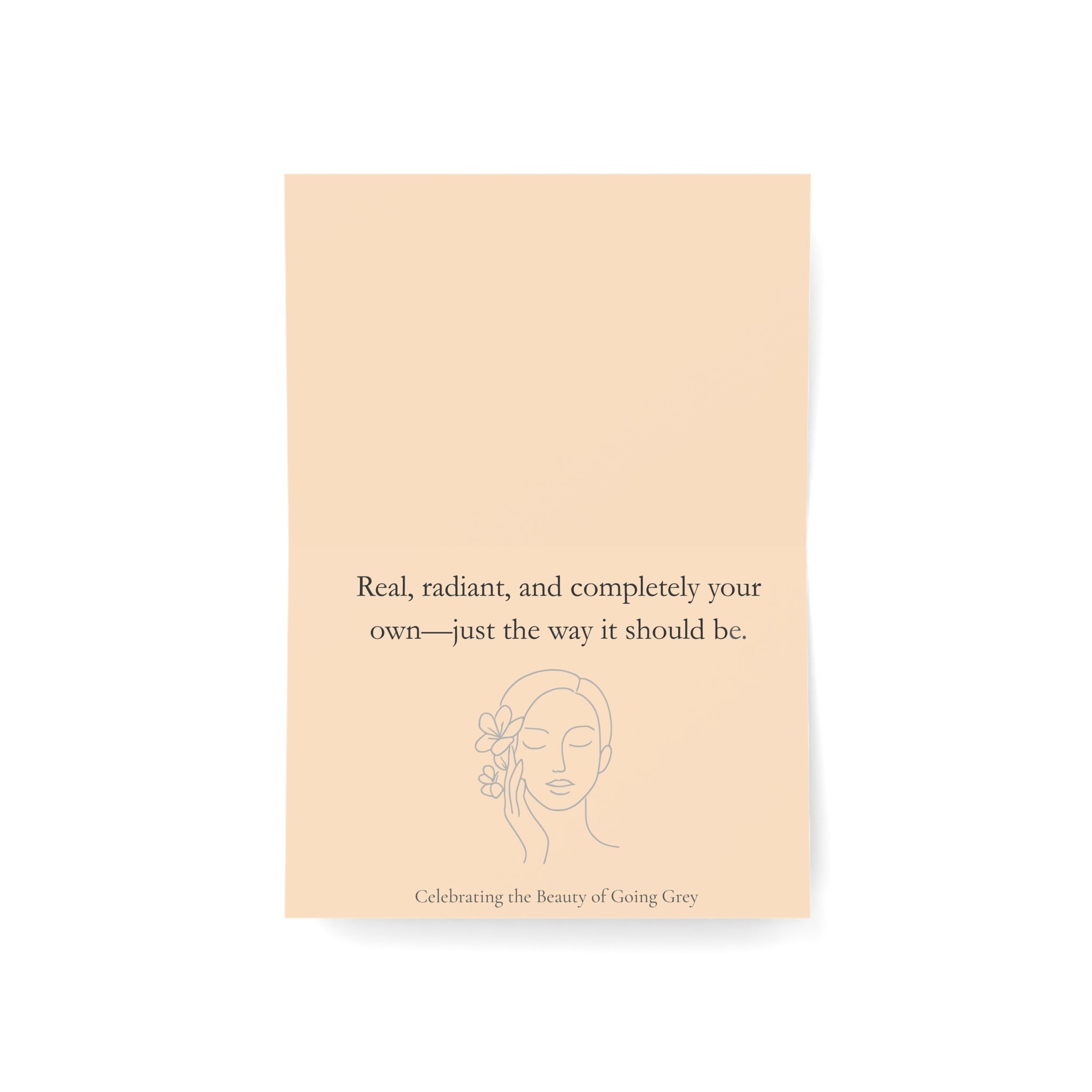 Stay with the Grey! - Greeting Card