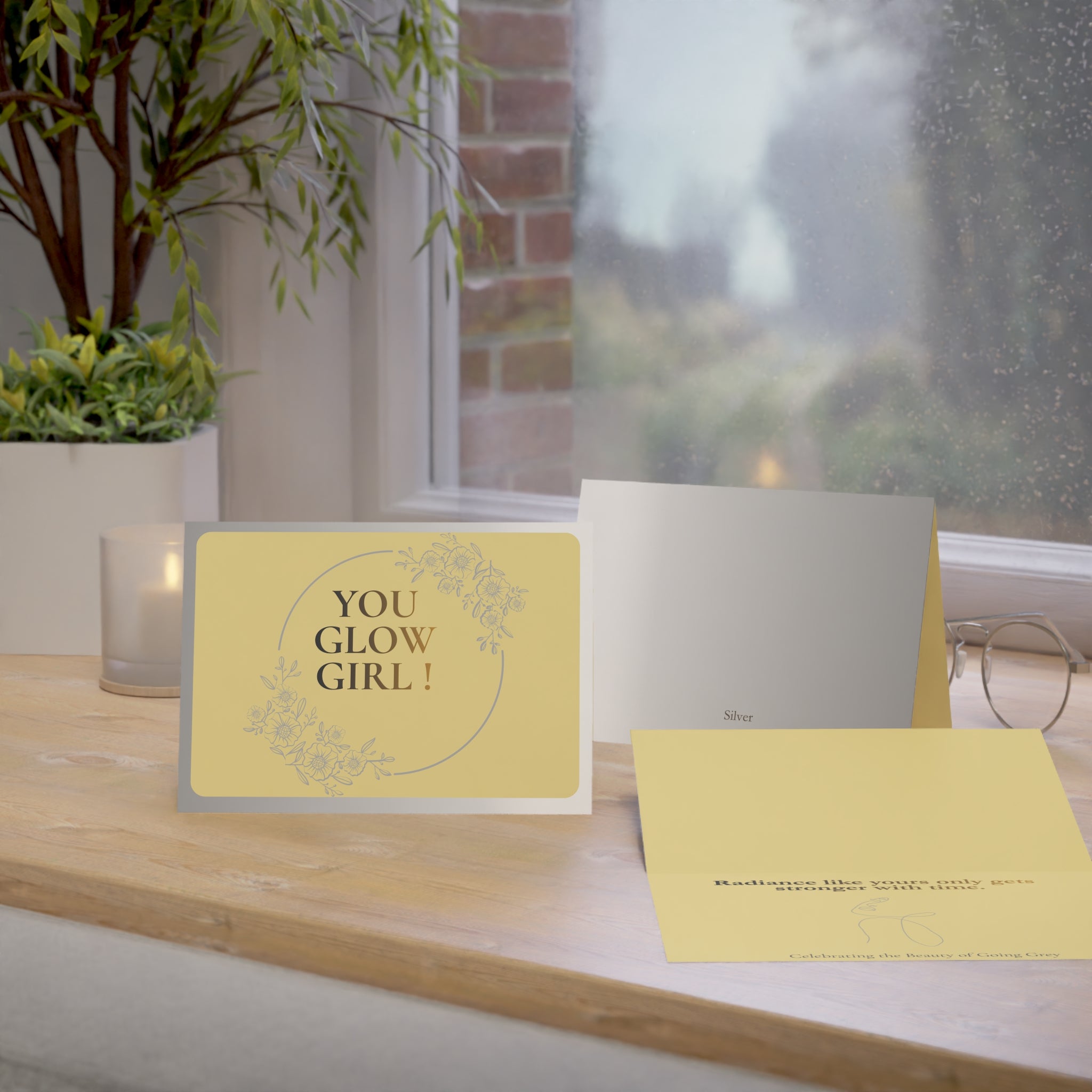 You Glow Girl! - Greeting Card