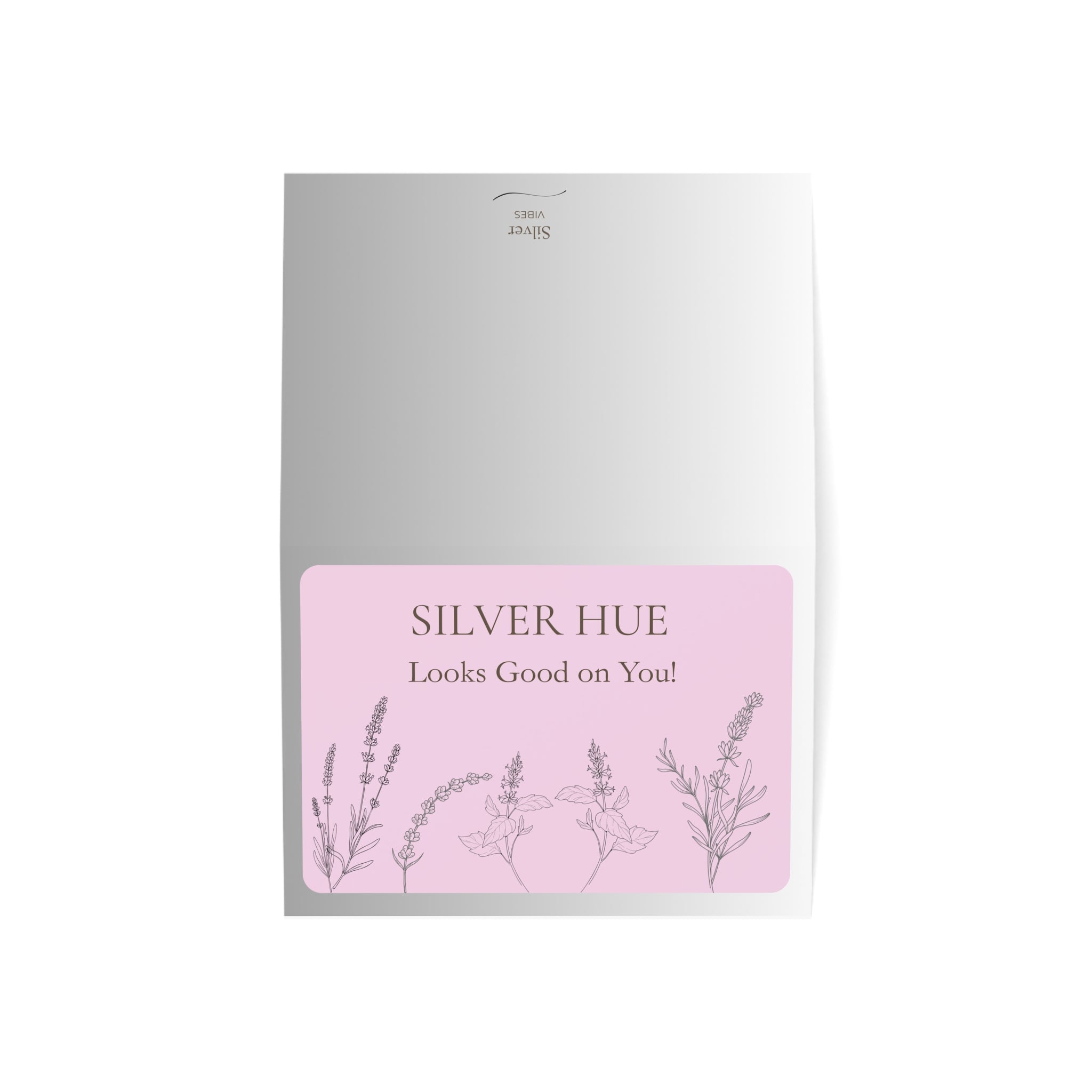 Silver Hue - Greeting Card
