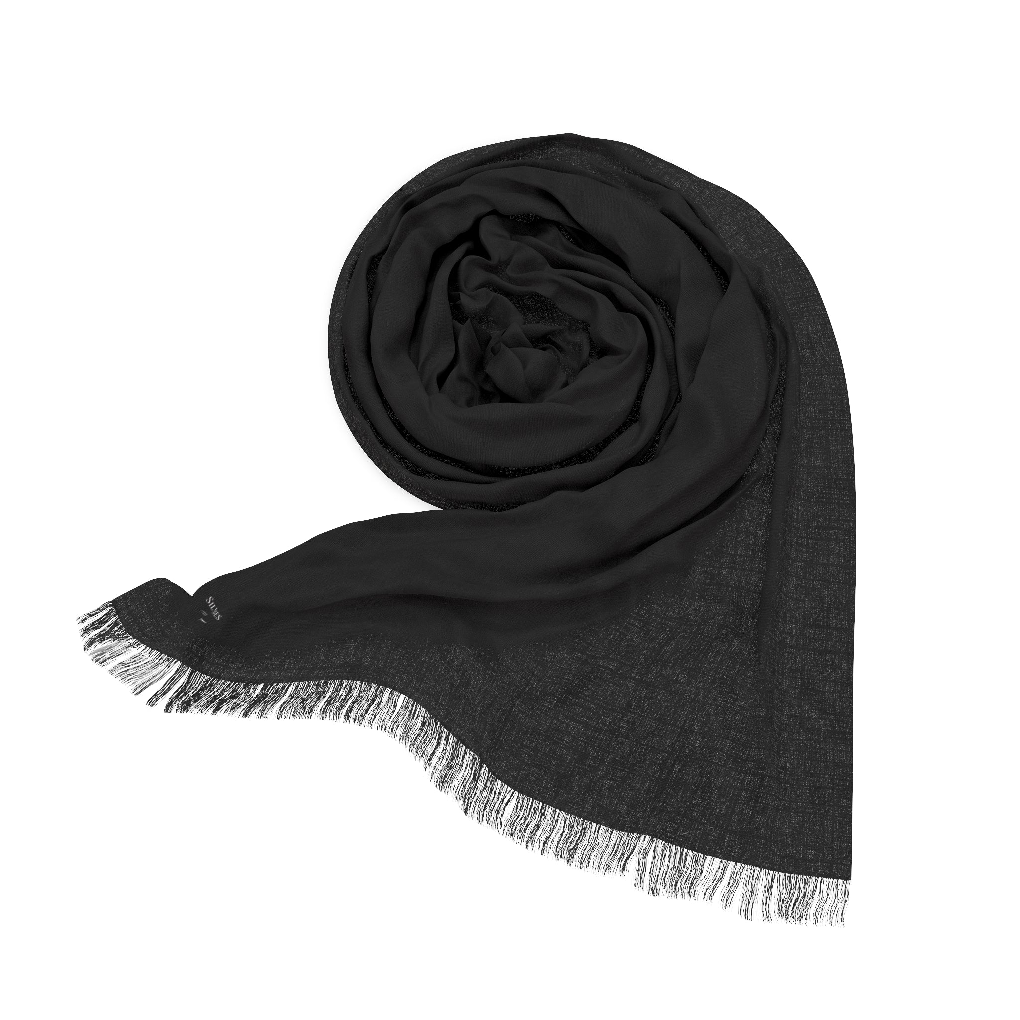 Light Scarf - Charcoal Black