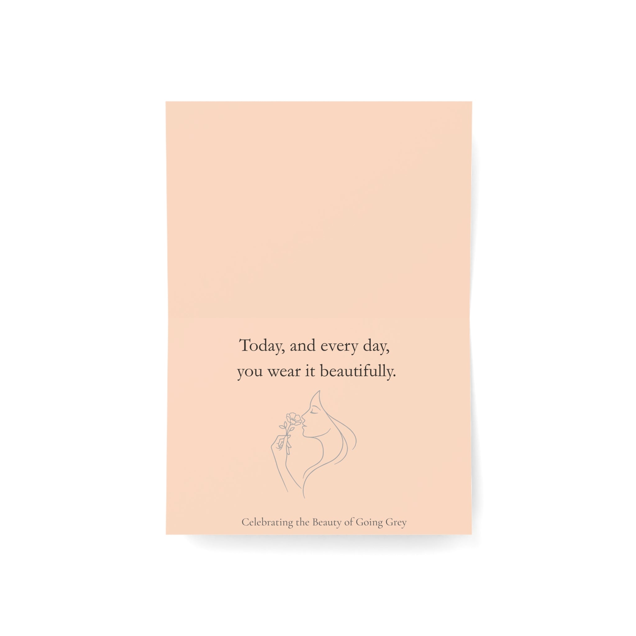 Beautiful Day to be Grey! - Greeting Card